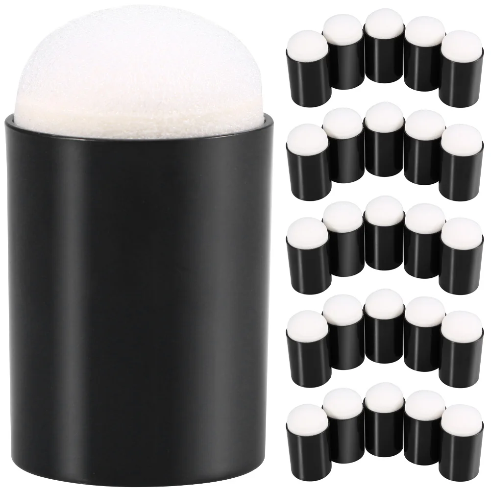 

30pcs Finger Painting Sponge Tools Kids Brush Novelty Daubers Toy Ink Drawing Sponge Paint Toy Art Class Craft Activities