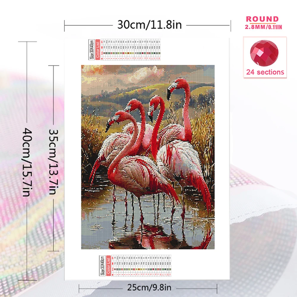 Momoart Diamond Painting Red-Crowned Crane Full Square Round Embroidery Animal Rhinestones For Adult Mosaic DIY Home Decoration