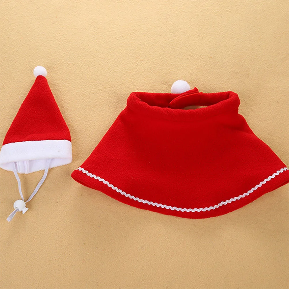 

Pet Cape Suit Christmas Dress Dog Clothes Costumes Small Outfits Party Adjustable