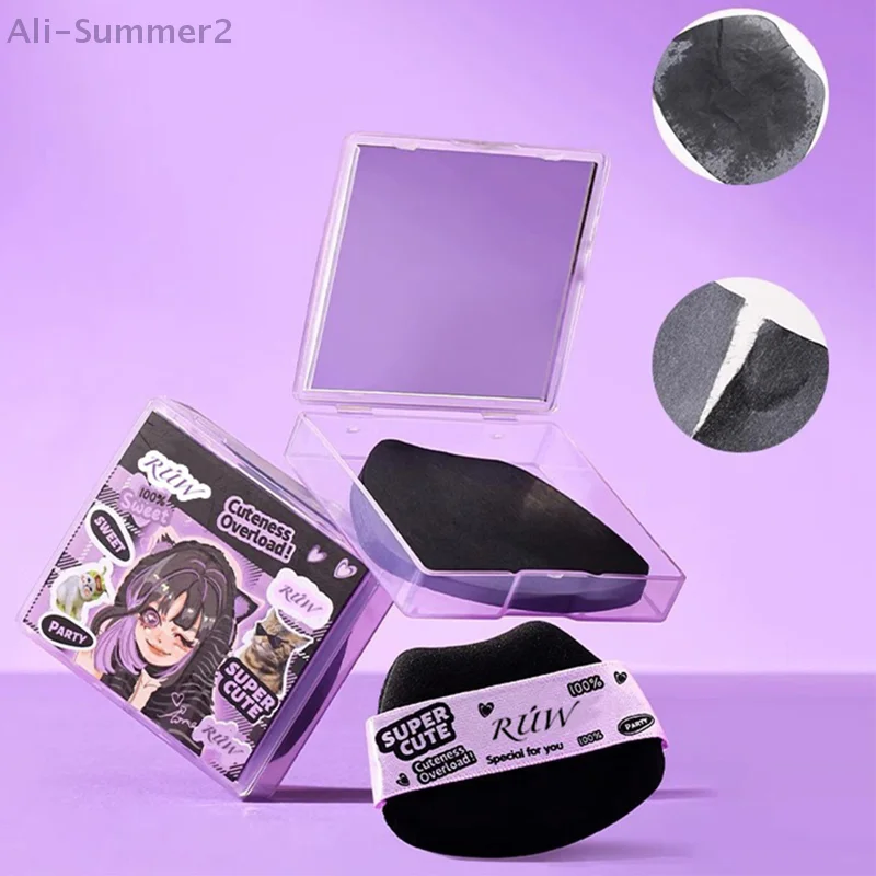 {Summer2} 100 feuilles de papier buvard d'huile pour le visage, lingettes pour le visage, papier absorbant l'huile avec boîte à miroir et outils de nettoyage du visage bouffantes