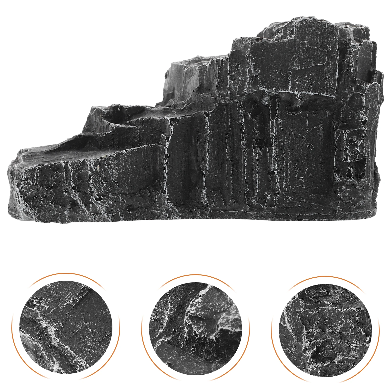 

Resin Platform Aquarium Terrarium Decor Accessories Reptile Basking Area Tortoise Habitat Large Aquatic Tank Terrace For