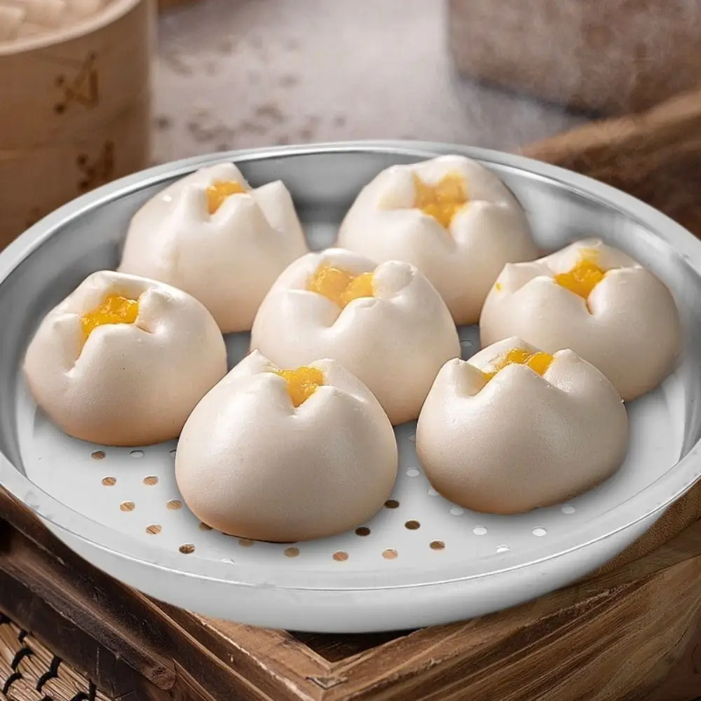 Multi Size 28-34cm Dumplings Fish Steaming Tray Food Grade Stainless Steel Food Steamer Kitchen Wok Cooking Gadgets