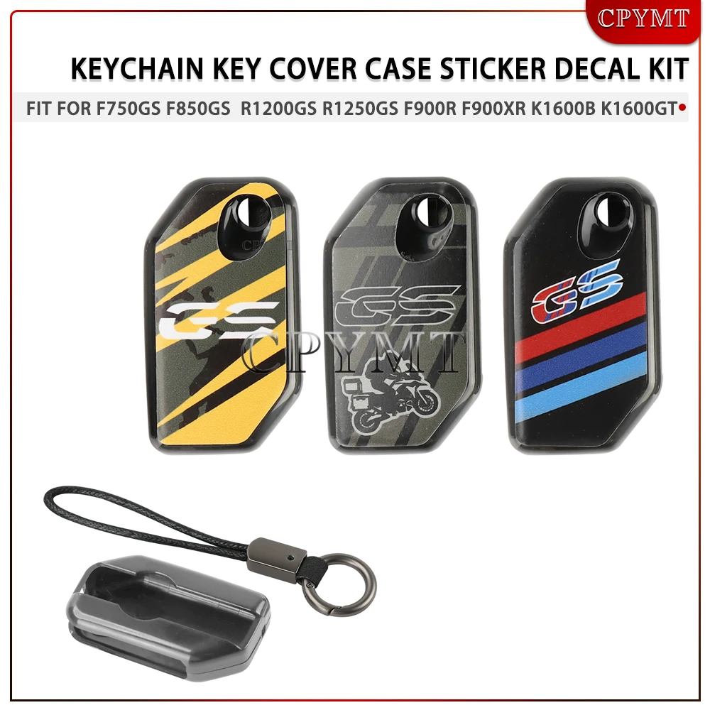 

keychain Key Cover Case Sticker Decal kit fit For F750GS F850GS R1200GS R1250GS K1600B K1600GT F900R F900XR C400gt R1200RT