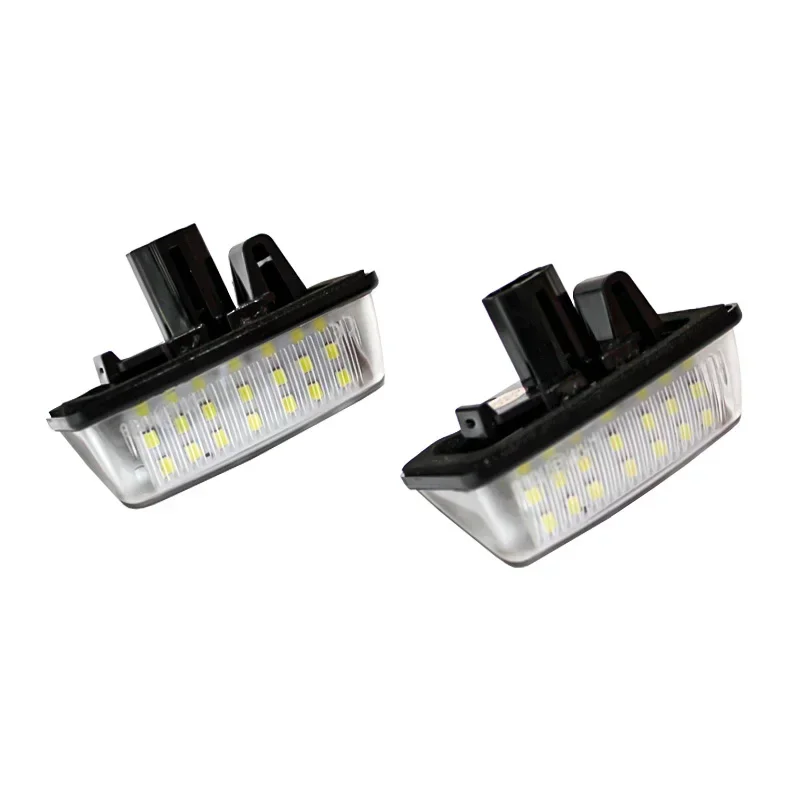 2Pcs LED License Plate Light for Toyota Corolla Crown S180 Noah Voxy Starlet EP91 Previa ACR50 GSR50 12V White Car Number Lamp view 5