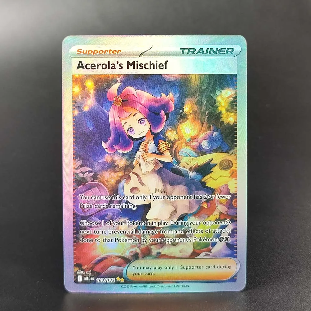 2025 Pokemon Engels Collectie Kaarten MEGA 2 Dragonite MEGA Charizard Lucario Gardevoir EX Classic Game Anime Kaarten Gift Speelgoed