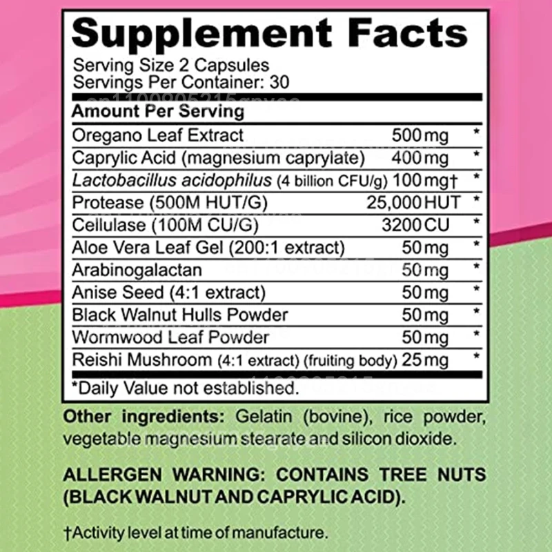 Candida Cleanse - Antioxidant, Gut Health, Improves Digestion, Relieves Bloating, Cleanses and Detoxifies