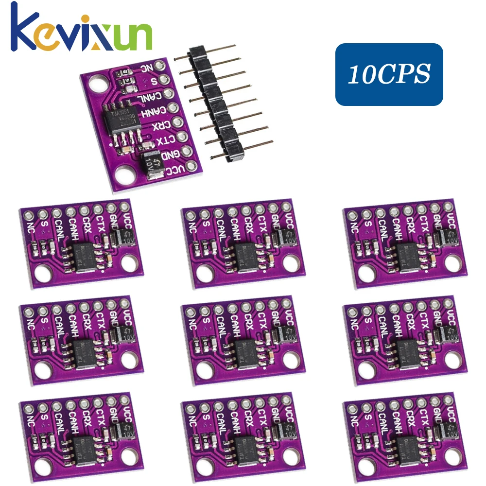 

1-10pcs 3V-5V CJMCU-1051 TJA1051 Module CAN Transceiver High Speed Low Power Consumption For Arduino