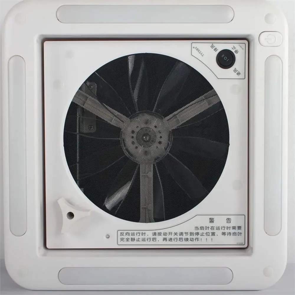 

11 inch 12VRV fan RV ventilation fan caravan exhaust fan RV modified accessories with LED exhaust fan