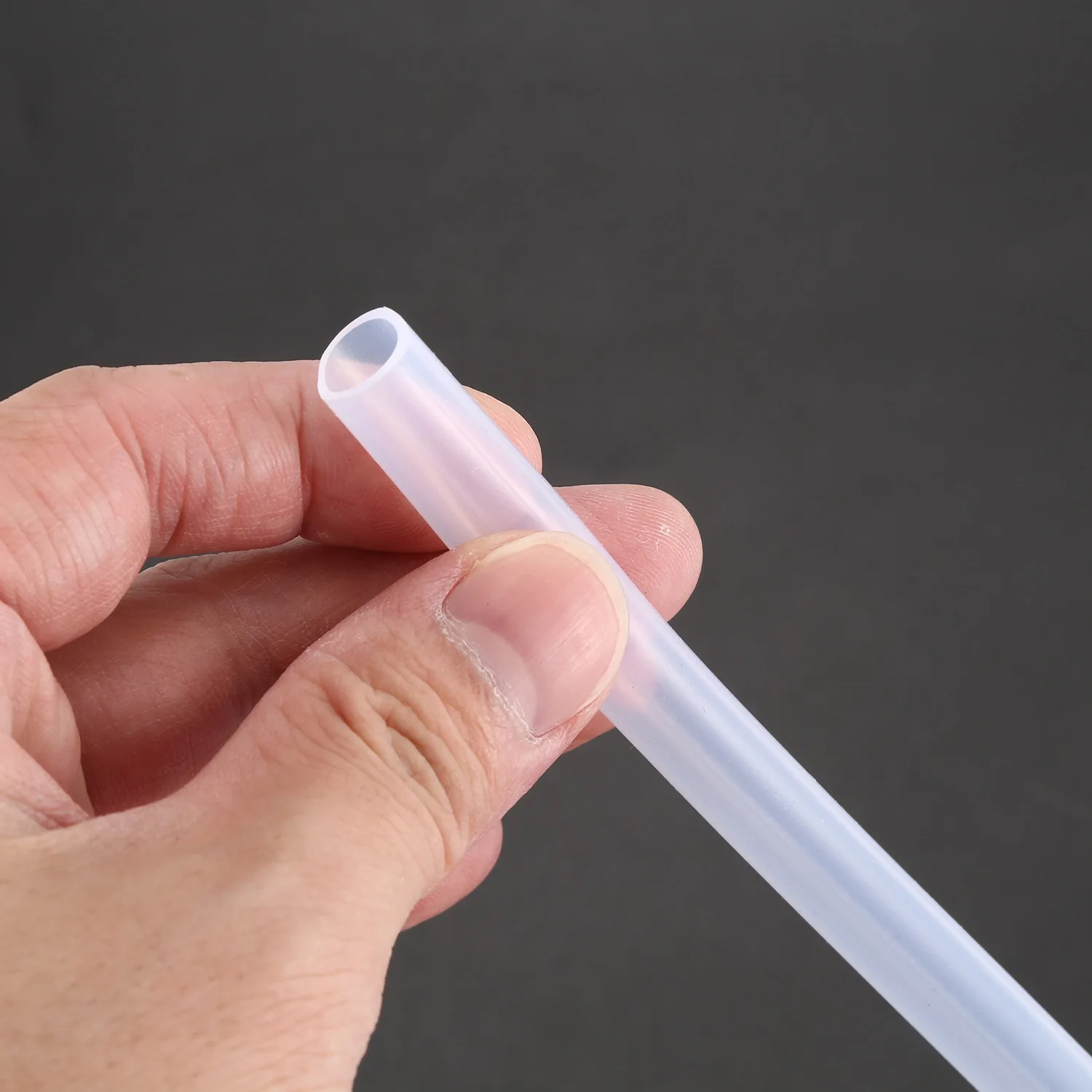 フレキシブル食品グレードシリコンホース、odチューブチューブ、1メートル、8mm、ID x 10mm