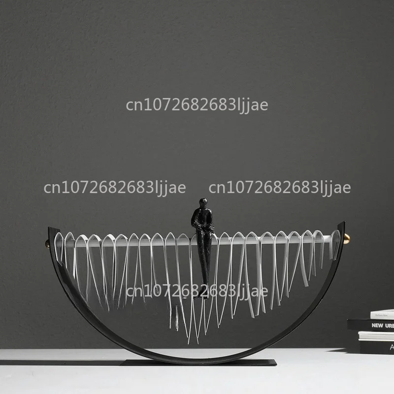 Simple Light Luxury Ornaments, Model Room, Entrance Cabinet, Living Room, Wine Cabinet, TV Cabinet, Creative Decorations