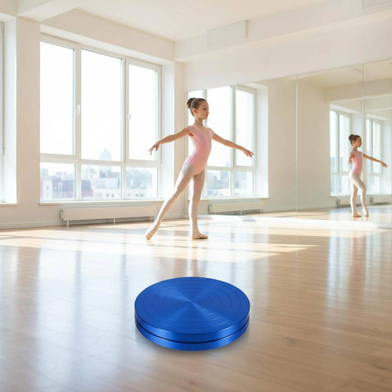 Twist Rotation Trainer Compact Floor Rotator Easy to Use Fitness Gear for Balance Training and Turning Practice