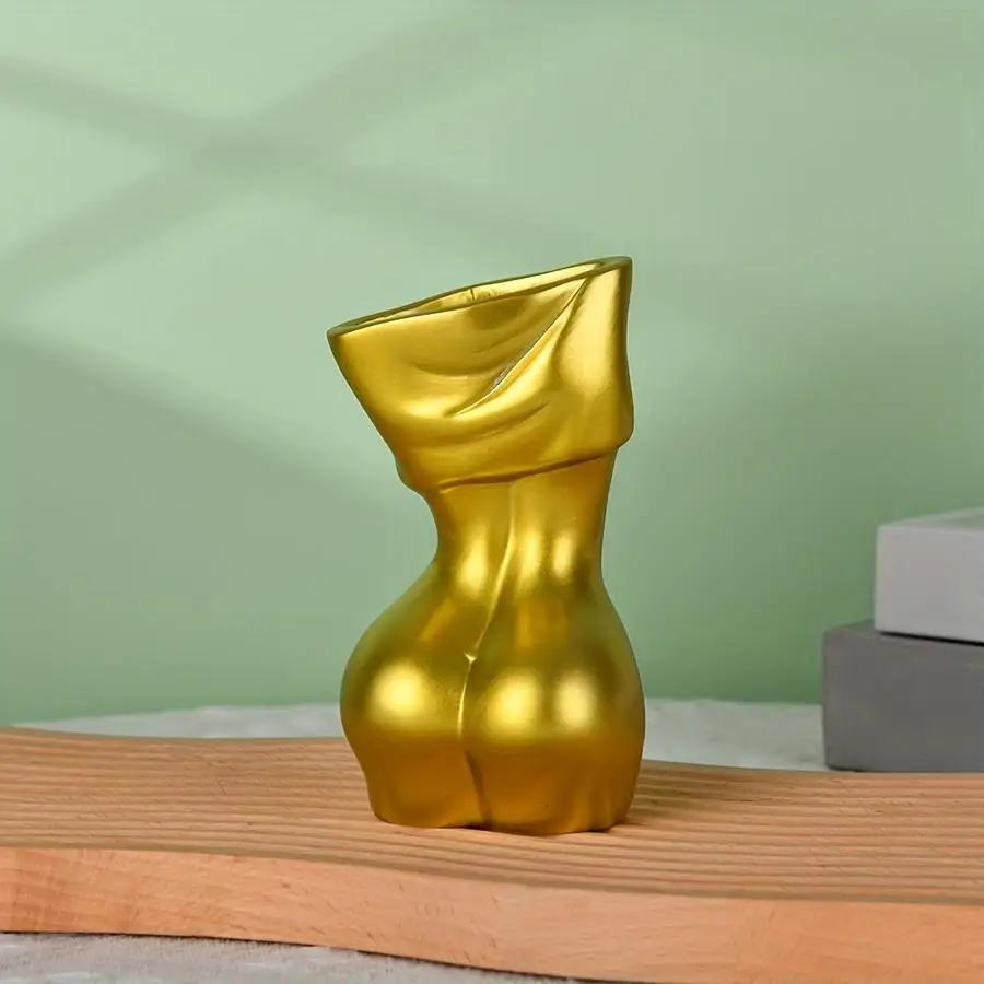 Body vase feminine form | Body shape vase | Decorative body statue | Unique female body vase | Women\'s body vase | Ceramic incen