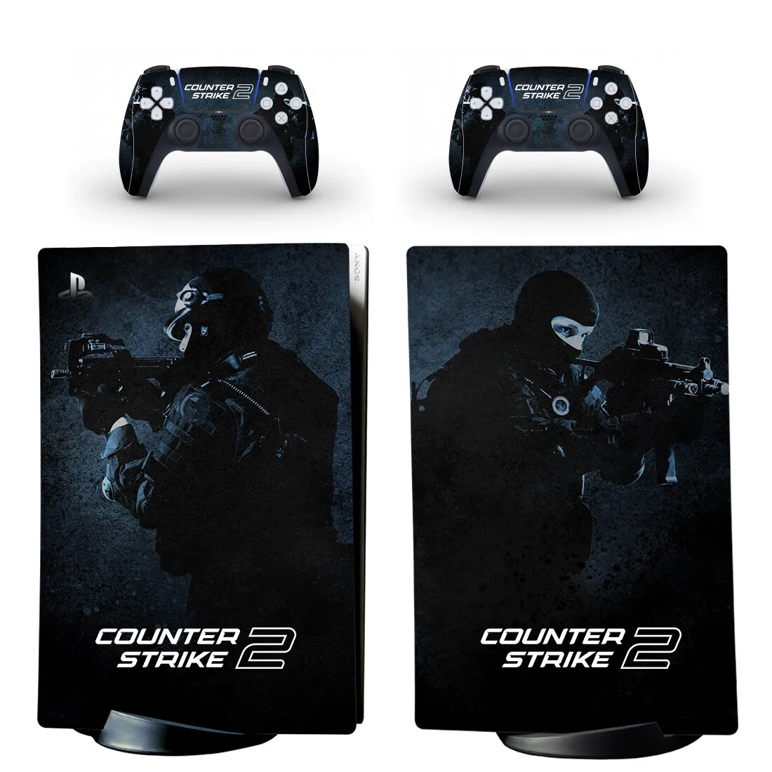 CSGO CS GO Counter Strike PS5 Digital Skin Sticker Decal Cover for Console and 2 Controllers Vinyl Skins