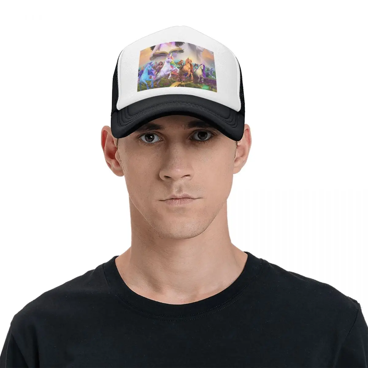 Unicorn Academy (11) Cap Casual Mesh Baseball Caps Adjustable Hat Hip Hop Summer Unisex Baseball Hats