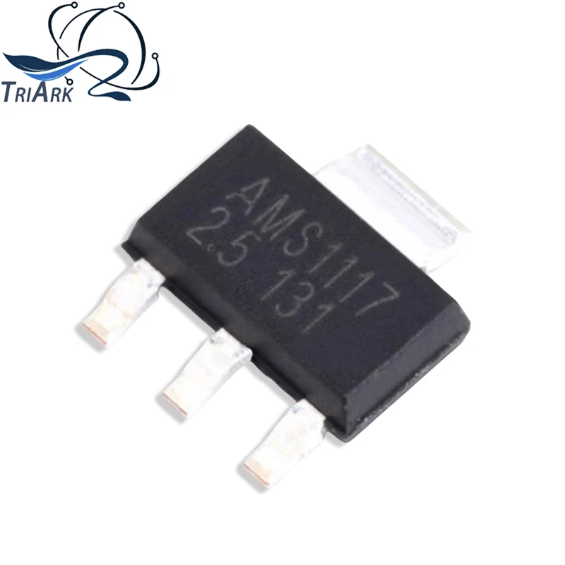 50pcs AMS1117-3.3 AMS1117-5.0 AMS1117 3V3 AMS1117-1.2 AMS1117-1.5 AMS1117-1.8 AMS1117-2.5 AMS1117-ADJ SOT-223 Voltage Rugulator