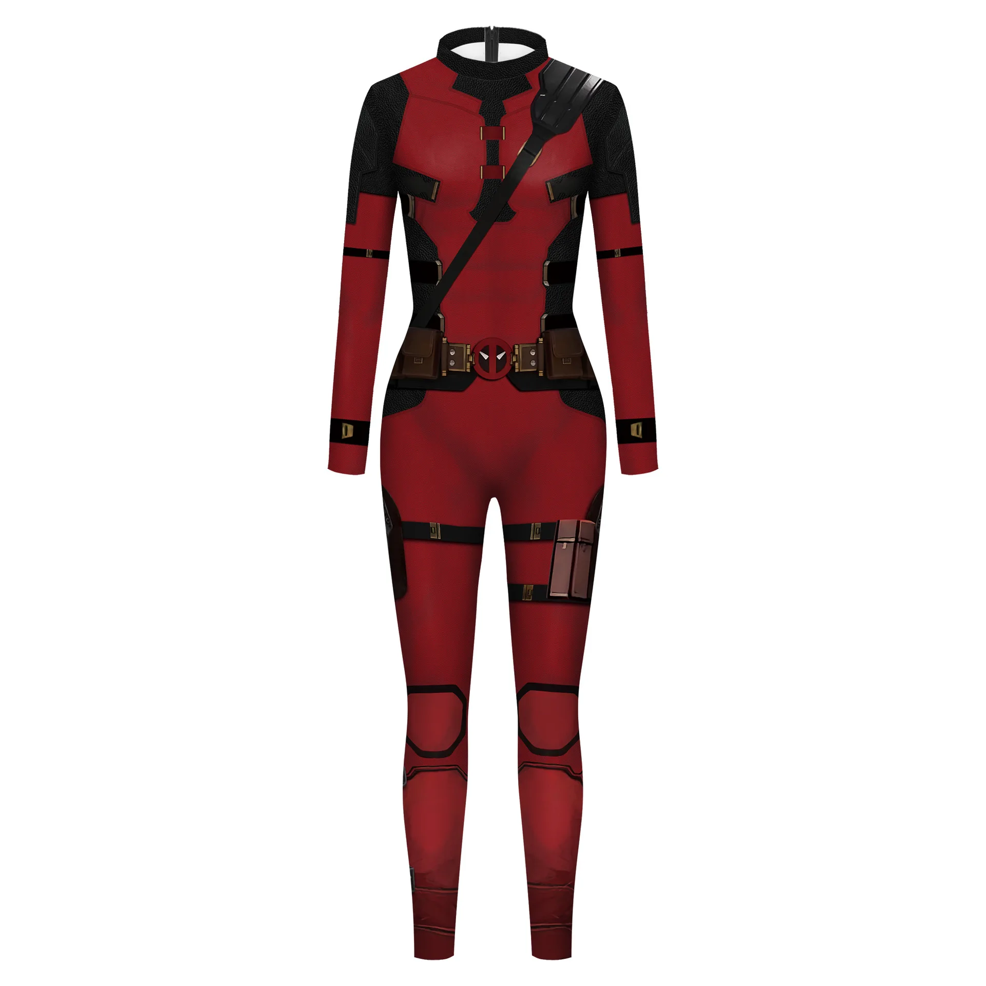 Anime Superhero Wolverine Deadpool Cosplay Costume Halloween Costume Adult Zentai Bodysuit Outfit jumpsuits