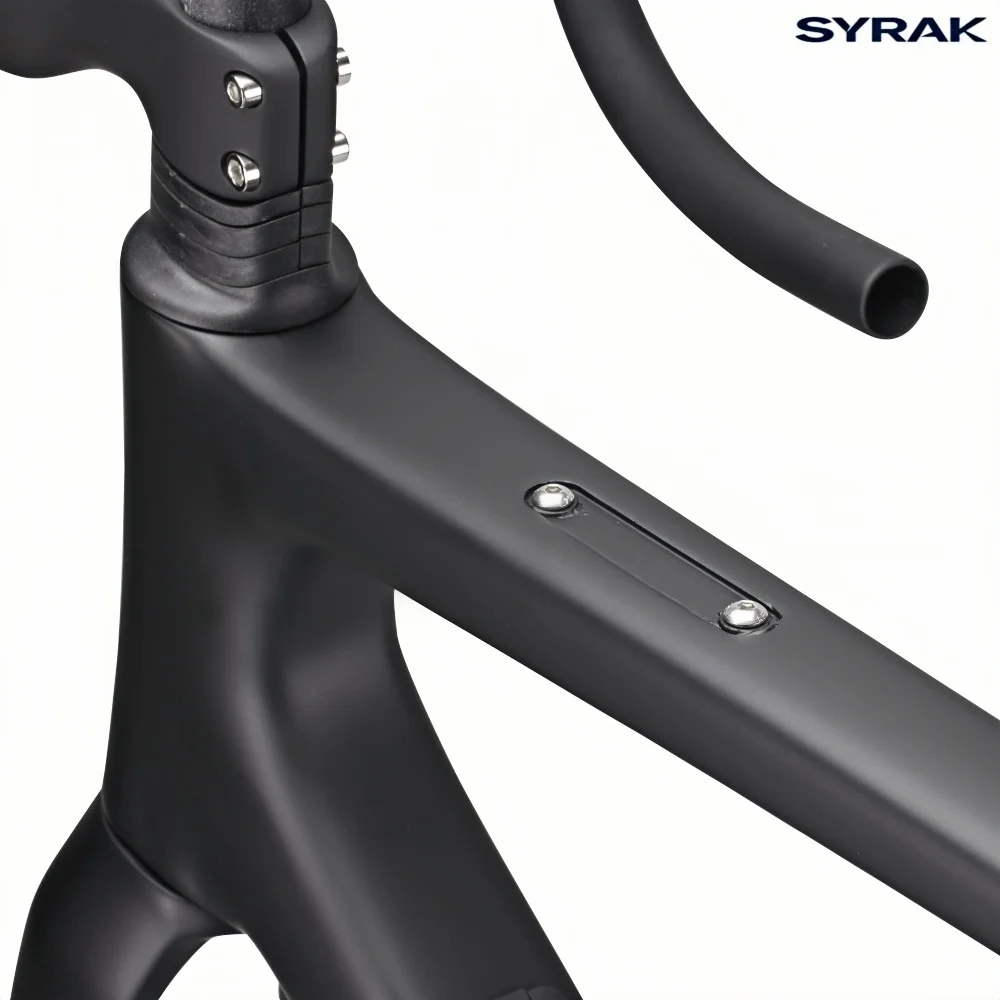 SYRAK جديد A5 كامل الكربون دراجة الحصى الإطار 700*40C الكربون دراجة Cyclocross الإطار الطريق دراجة الحصى الإطار المقود الجذعية #6