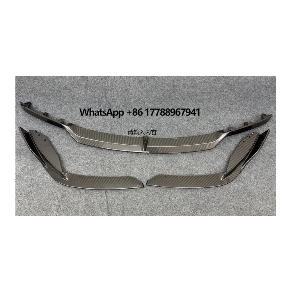

Hole Sale Real Carbon Fiber Car Bumpers for F91 F92 F93 M8 PT Front Lips