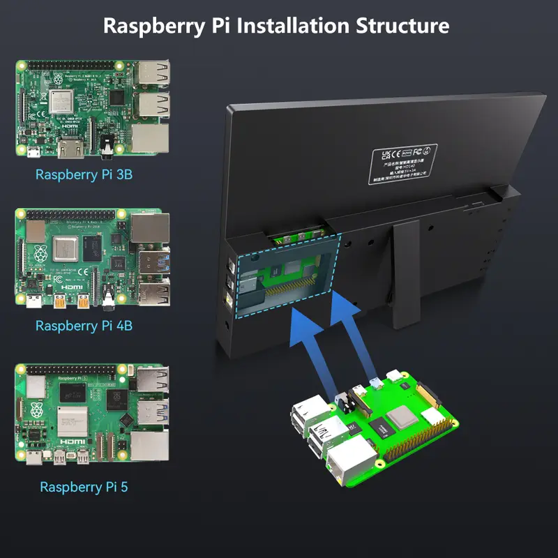 14 inch Monitor for Raspberry Pi 5 4 3 Touchscreen 1920x1200 16:10 Display HDMI USB Interface for Computer Program Monitors - Image 4