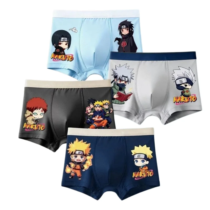 Naruto Uzumaki Naruto Uchiha Sasuke Boxershorts, kreativ, cool bedruckt, kreative Baumwolle, schweißabsorbierend, atmungsaktiv, Boxershorts – Detail 6