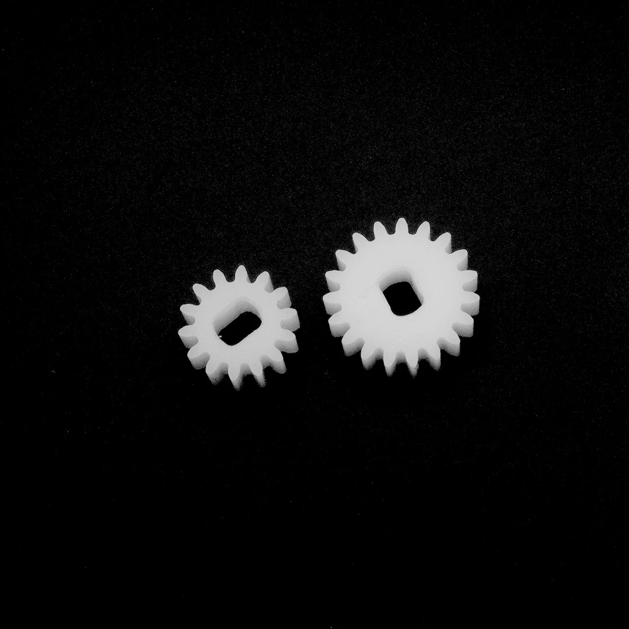 Oblong Hole 0.8M Plastic Gear Micro Transmission System Slot Hole for DIY Camera PTZ Intelligent Lock Robot 10-69 Teeth