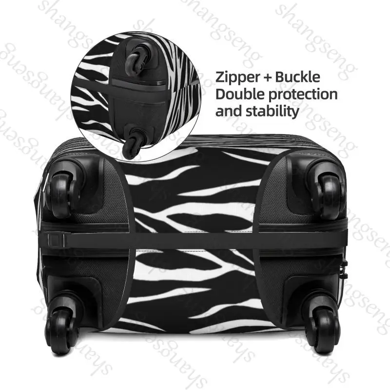 Zebra Pattern Thicken Luggage Cover Elasticity Trolley dust cover Suitcase Protection Cover Suitcase Case