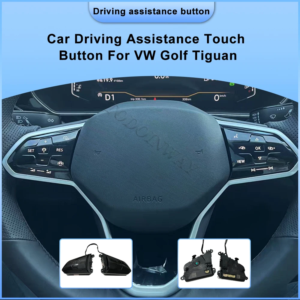 

Car Driving Assistance Type Switch ACC Touch Steering Wheel Button 1EA959442A For VW Golf 8 mk8 Tiguan Passat Jetta accessories