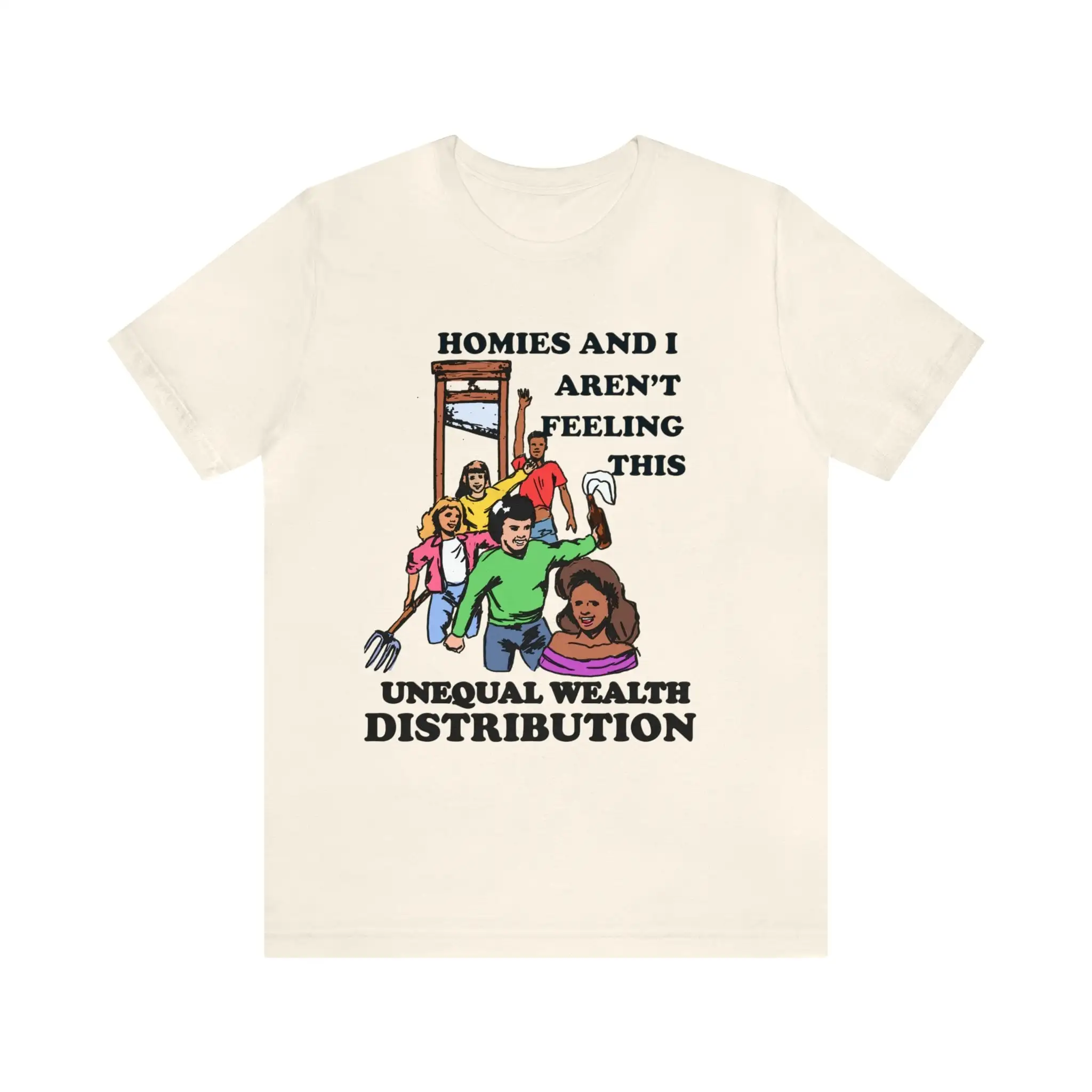 Global wealth distribution funny meme shirt 90s unisex