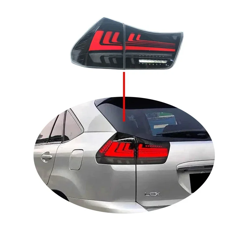 

For Lexus RX 2003-2008 Rx330 Rx350 Upgrade Full LED Tail Lights LED Reverse Lights LED Running Turn Signal Lights Plug And Play