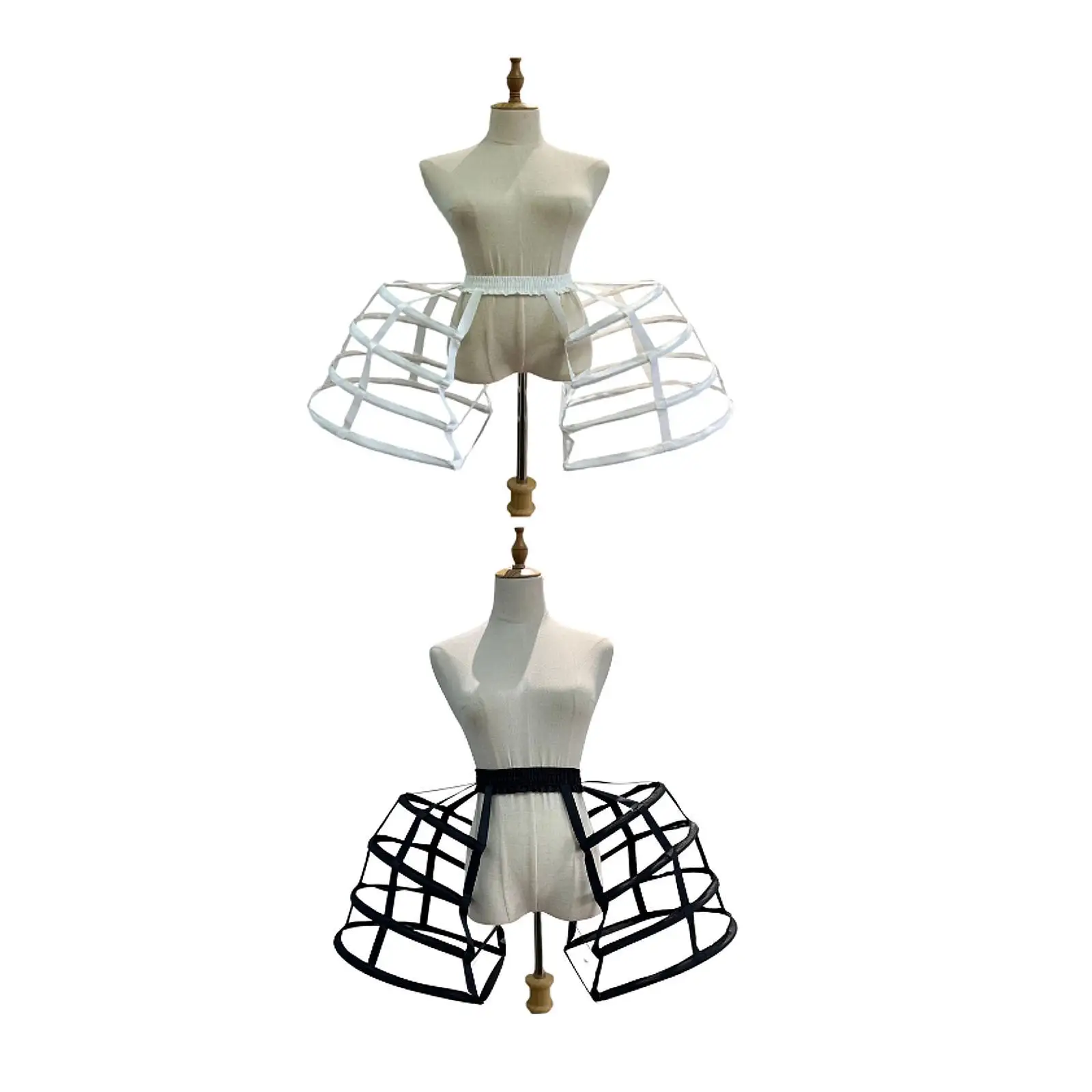 

Hoop Skirt Petticoat Dance Costume Lolita Cage Pannier for Wedding Party Prom