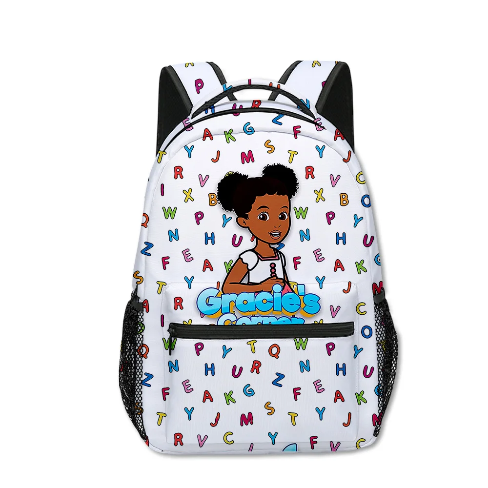 Harajuku Cool Youthful School Bags Unisex Gracies Corner Travel Bags 3D Print Oxford Waterproof Notebook Shoulder Backpacks