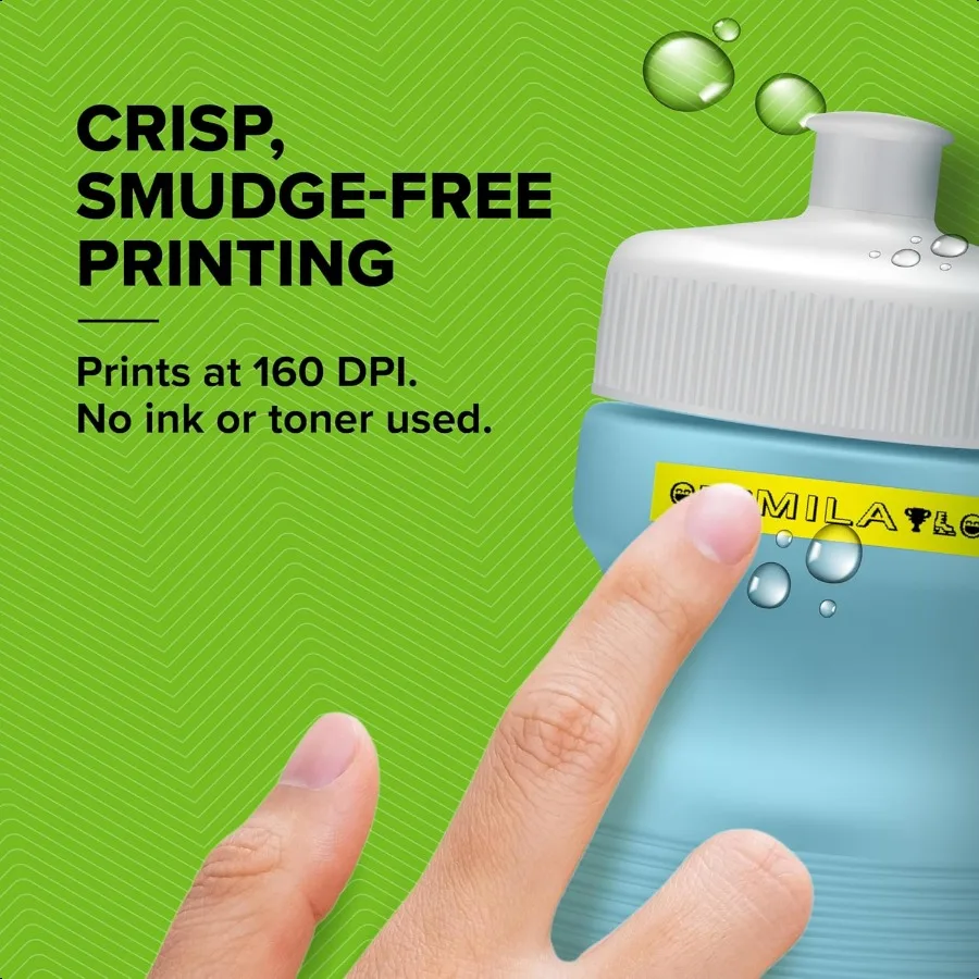 LetraTag 200B Bluetooth Label Maker Compact Label Printer Connects Through Bluetooth Wirel Technology to iOS and Android Includ