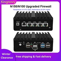 Topton N150 Fanless Mini PC Intel N100 Firewall PC BOX Celeron J6412 4x i226-V 2.5G Computer pfSense Proxmox ESXi OPNsense host