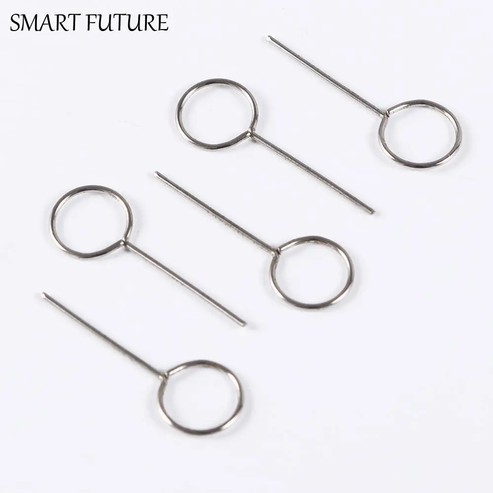 

10pcs/pack Mobile Phone Pin Ejecting Phone Key Tool Card Needle Sim Card Tray Ejector Eject Pin Removal Card Pin