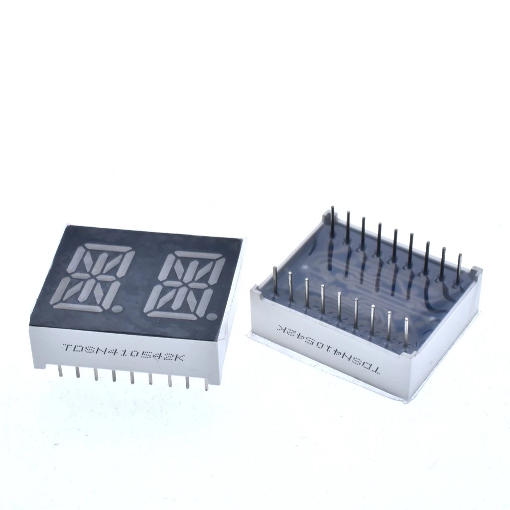 10pcs 14segments 0.54 LED Display Module Tube 2Blocks 2Bits 2Characters 2Digits 0.54Inch Letters RED 14 Segment Display Cathode