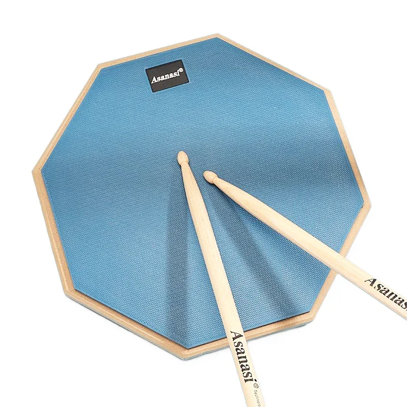 Practice Dumb Drum Pad At Home 12 Inches Silent Practice Pad Percussion Accessories For Beginners Building Skills No Drumstick