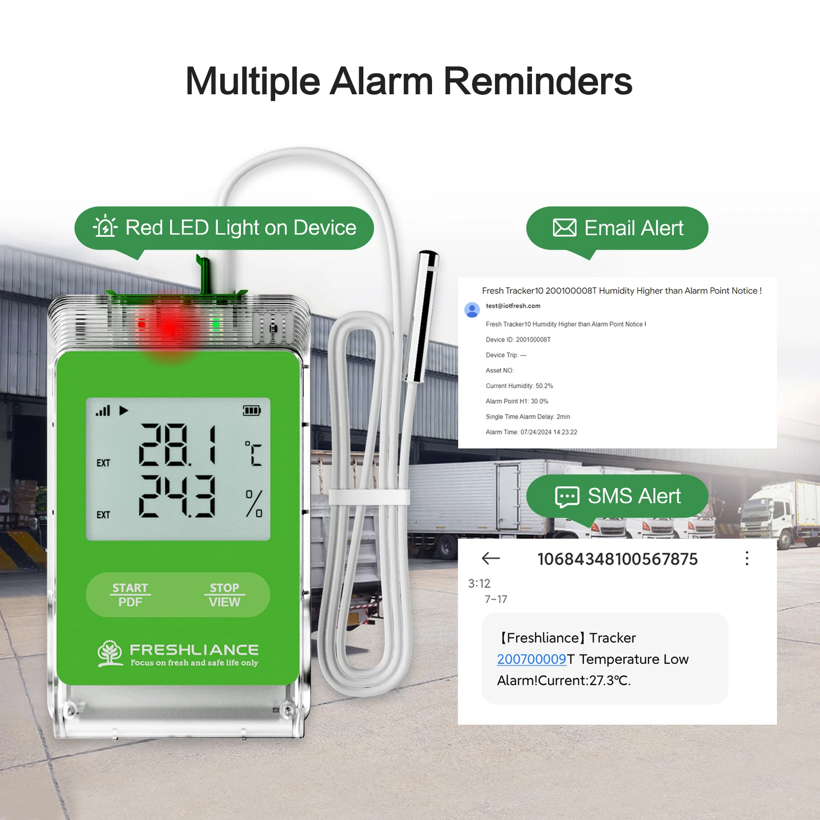 Registrador de datos de temperatura GPS 4G en tiempo real con aplicación en la nube para transporte de cadena de frío de vacunas compatible con OEM y ODM