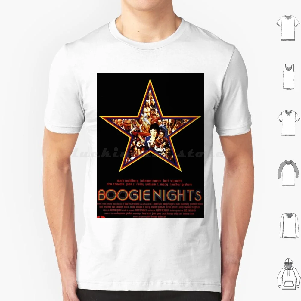 Футболка Boogie Nights большого размера из 100% хлопка Boogie Nights Movie Paul Thomas Anderson Film Cinema There Will Be Blood Magnolia