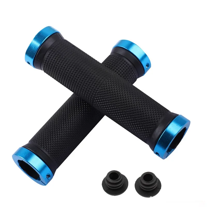 Bicycle grips MTB bike handbar grips rubber non-slip bilateral lock Cycling BMX handle grips bikes handlebar grips 