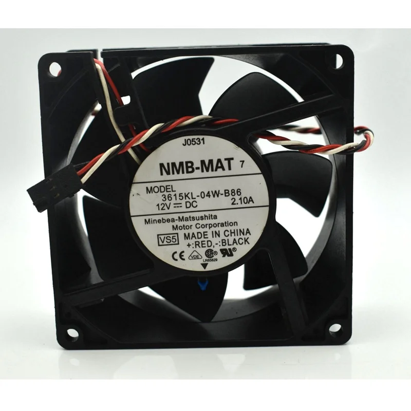 M  New NMB 3615KL-04W-B86 12V 2.10A 3pin cooling fan#QW