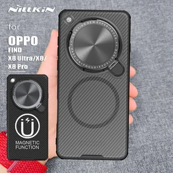 NILLKIN for Oppo Find X8 Ultra / X8 Pro / X8 5G case Magsafe Magnetic Charging Adapt Lens Camera Protection 360 Back cover
