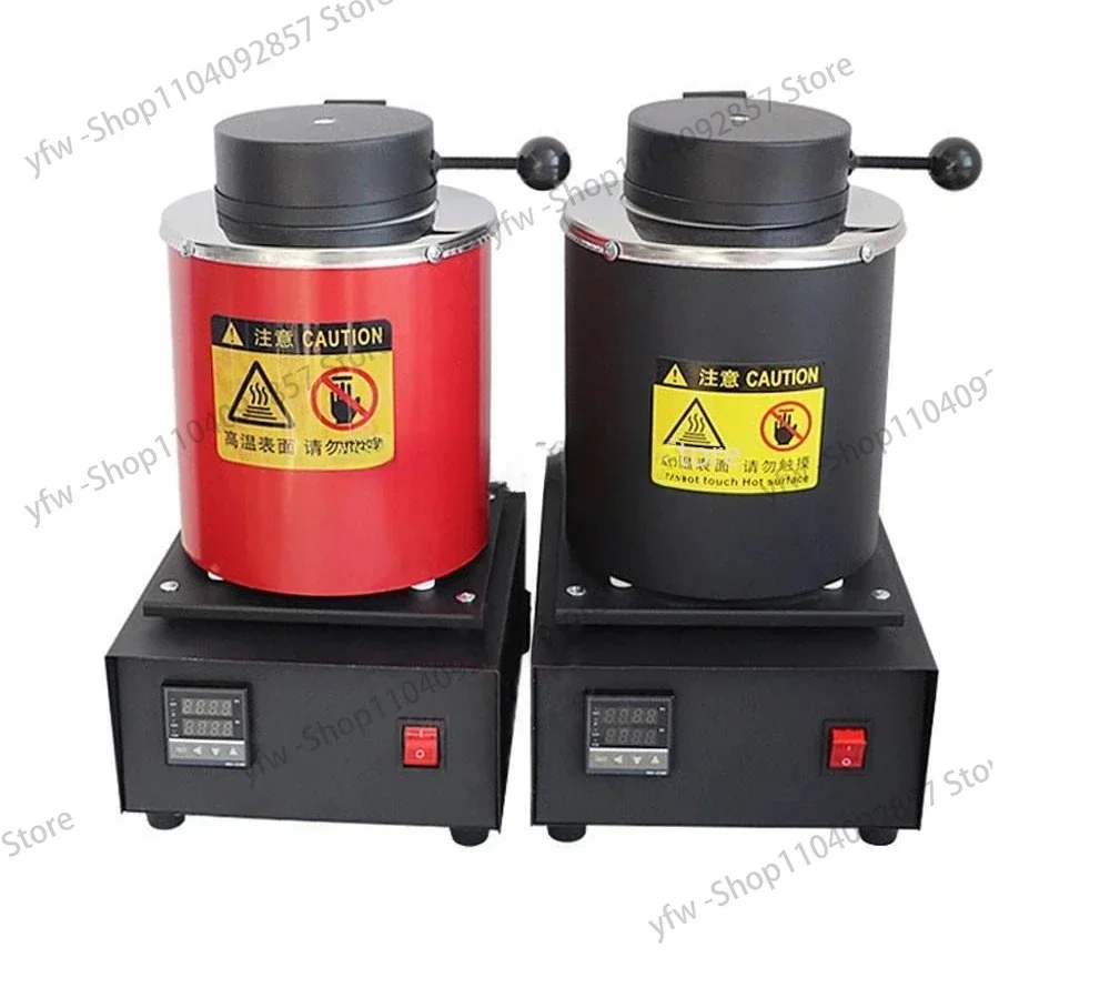 Graphite Crucible Jewelry Smelting Tools 1600w 1-3kg Gold Silver Copper Aluminum Melting Furnace Machine220V/110V