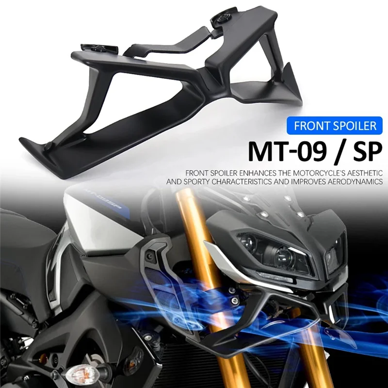 Motorcycle Front Downforce Spoilers MT09 SP Downforce Naked Frontal Spoilers for YAMAHA MT 09 MT-09 2017 2018 2019 2020