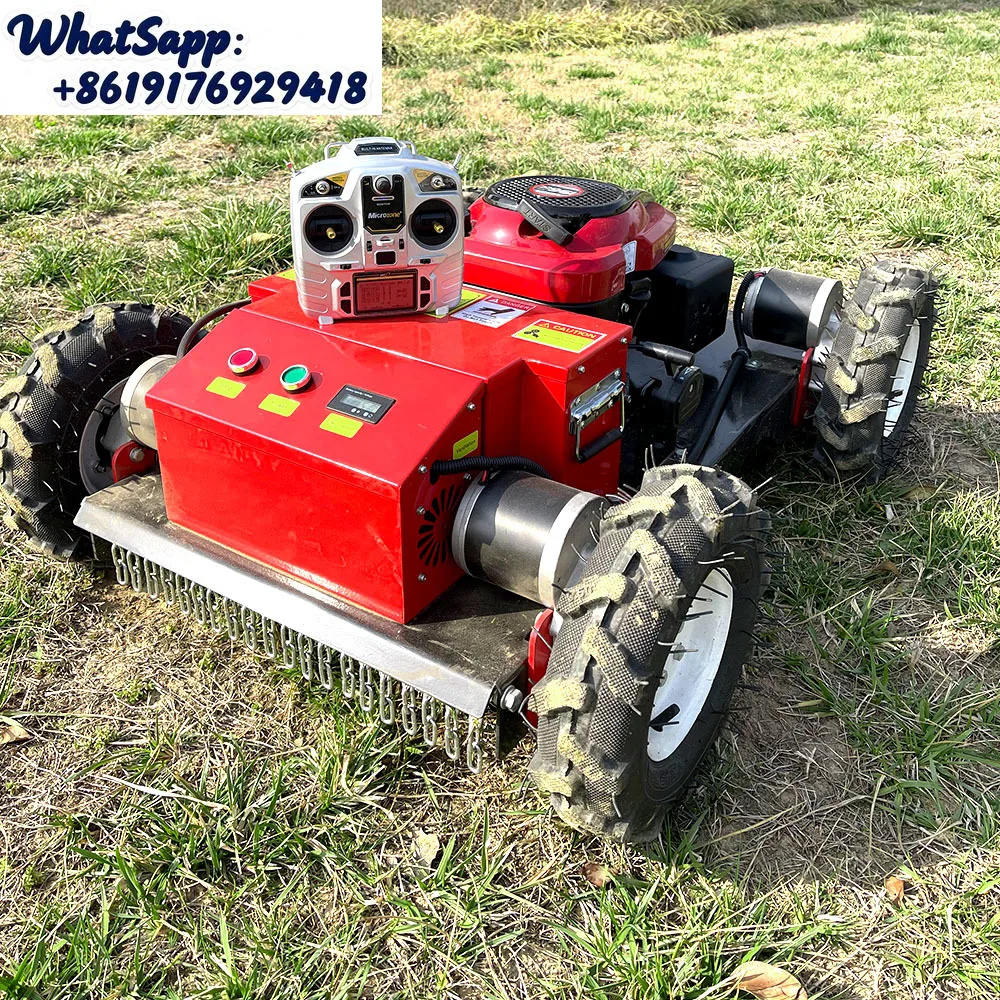 

4-wheel Drive Lawn Mower with a Cutting Width of 550mm Remote-controlled Lawnmower