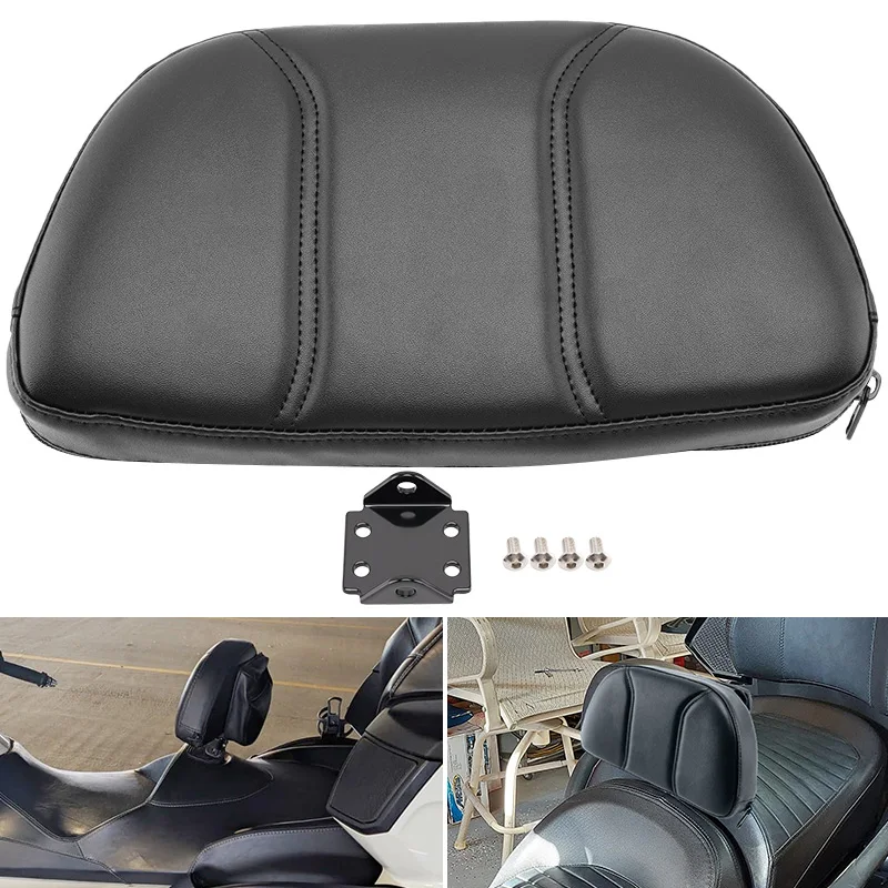 

Driver Backrest Mount Kit With Storage Pouch Motorcycle Accessories For Harley Chopper Touring For Honda For Suzuki