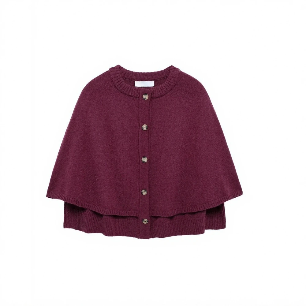 

Осенний женский кардиган, повседневный базовый однобортный плащ с рукавами и круглым вырезом, повседневный кардиган