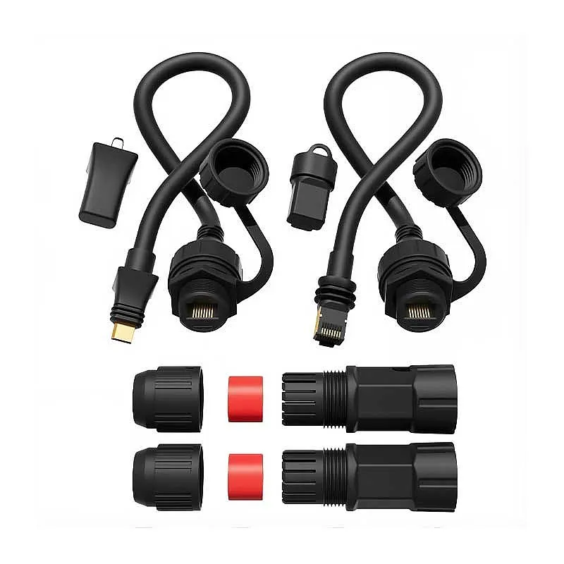 High-quality Starlink high-performance disc-shaped IP67 waterproof Ethernet cable accessories: RJ45 cable