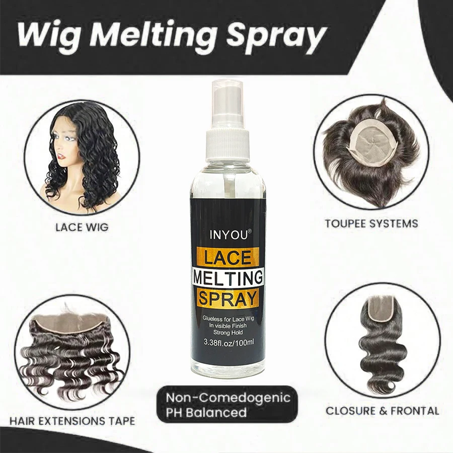 100ML Lace Wig Melting Spray for Strong Hold