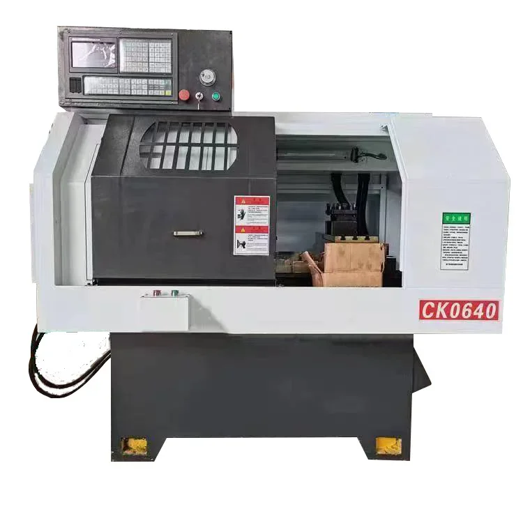 Taiwan China Cnc Lathe Ck0640 Horizontal Bench Turning Metal Small Bench Lathe Automatic Feeding Cnc Lathe