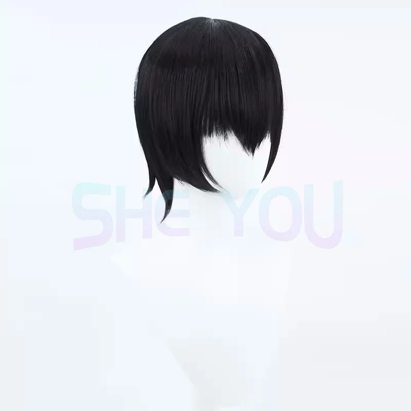 WAT Anime The Eminence in Cid Kageno／Shadow Cosplay High Temperature Wire Short Hair + Wig Cap 2025 New